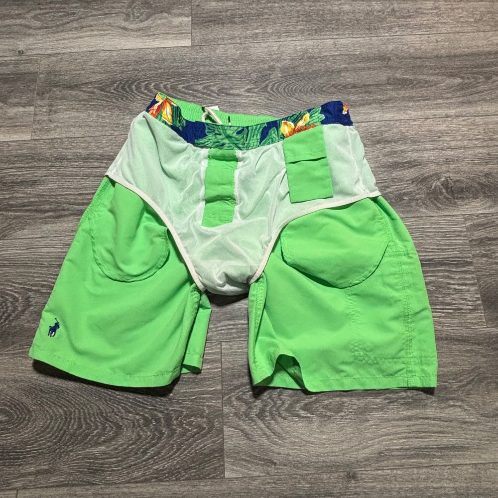 Polo Ralph Lauren 8.5" Kailua Classic Fit Mesh Lined Swim Trunks Large - Picture 10 of 11